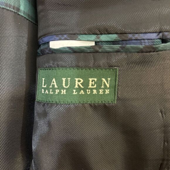 Lauren Ralph Lauren Tuxedo Jacket Black Notch Lapel 38S - Picture 7 of 10